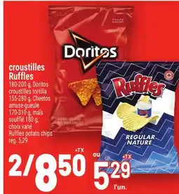 Metro CROUSTILLES RUFFLES | RUFFLES POTATO CHIPS offer