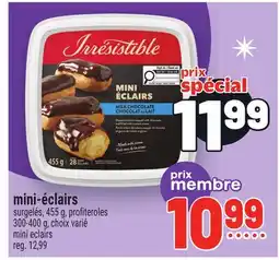Metro MINI-ÉCLAIRS IRRESISTIBLE | IRRESISTIBLE MINI ECLAIRS offer