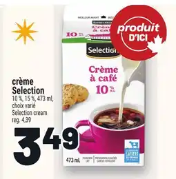 Metro CRÈME SELECTION | SELECTION CREAM offer