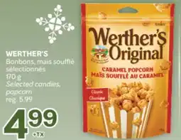 Brunet WERTHER'S Bonbons, maïs soufflé sélectionnés offer