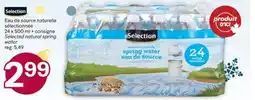 Brunet SELECTION Eau de source naturelle sélectionnée offer