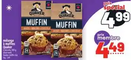 Metro MÉLANGE À MUFFINS QUAKER offer