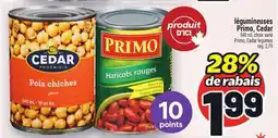 Metro LÉGUMINEUSES PRIMO, CEDAR | PRIMO, CEDAR LEGUMES offer