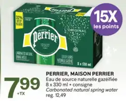 Brunet PERRIER, MAISON PERRIER Eau de source naturelle gazéifiée offer