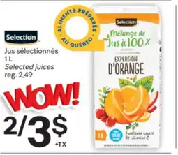 Brunet SELECTION Jus sélectionnés offer