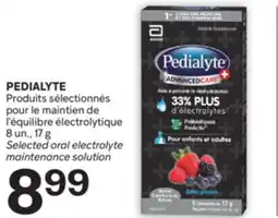 Brunet PEDIALYTE Produits sélectionnés pour le maintien de l'équilibre électrolytique offer