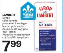 Brunet LAMBERT Sirops sélectionnés pour aider à soulager les symptômes du rhume ou de la grippe offer
