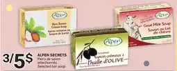 Brunet ALPEN SECRETS Pains de savon sélectionnés offer