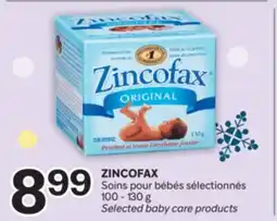 Brunet ZINCOFAX Soins pour bébés sélectionnés offer