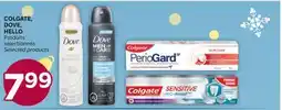 Brunet COLGATE, DOVE, HELLO Produits sélectionnés offer