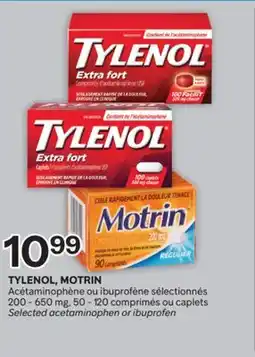 Brunet TYLENOL, MOTRIN Acétaminophène ibuprofène sélectionnés offer