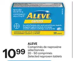 Brunet ALEVE Comprimés de naproxène sélectionnés offer