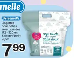 Brunet PERSONNELLE Lingettes pour bébés sélectionnées offer