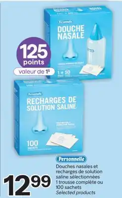 Brunet PERSONNELLE Douches nasales et recharges de solution saline sélectionnées offer