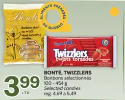 Brunet BONTÉ, TWIZZLERS Bonbons sélectionnés 100-454 g Selected candies offer