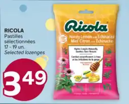 Brunet RICOLA Pastilles sélectionnées offer