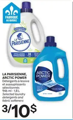 Brunet LA PARISIENNE, ARCTIC POWER Détergents à lessive et assouplissants sélectionnés offer
