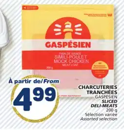 Marché Bonichoix GASPÉSIEN SLICED DELI-MEATS offer