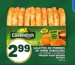 Marché Bonichoix LES FERMES CAVENDISH FROZEN HASH BROWN PATTIES offer