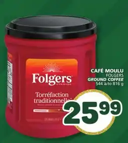 Marché Bonichoix FOLGERS GROUND COFFEE offer