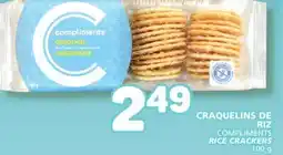 Marché Bonichoix COMPLIMENTS RICE CRACKERS offer
