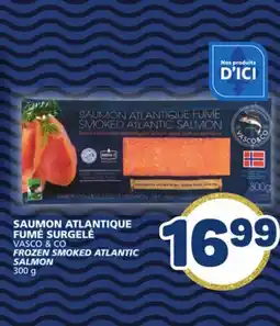 Marché Bonichoix VASCO & CO FROZEN SMOKED ATLANTIC SALMON offer