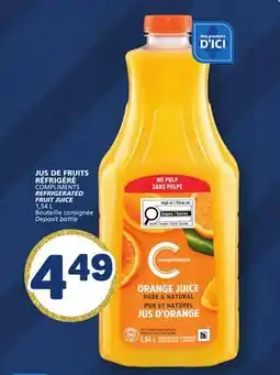Marché Bonichoix COMPLIMENTS REFRIGERATED REFRIGERATED FRUIT JUICE offer