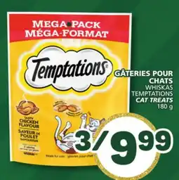Marché Bonichoix WHISKAS TEMPTATIONS CAT TREATS offer