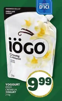 Marché Bonichoix IÖGO YOGURT offer