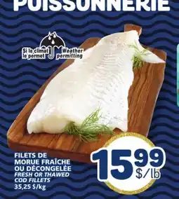 Marché Bonichoix FRESH OR THAWED COD FILLETS offer