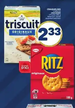 Marché Bonichoix CHRISTIE CRACKERS offer