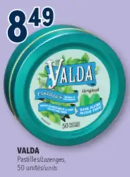 Familiprix VALDA, Lozenges, 50 units offer
