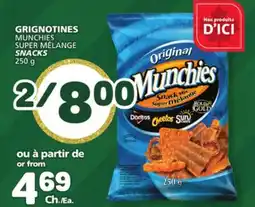 Marché Bonichoix MUNCHIES SNACKS offer