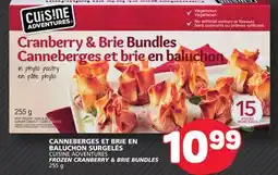 Marché Bonichoix CUISINE ADVENTURES FROZEN CRANBERRY & BRIE BUNDLES offer
