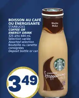 Marché Bonichoix STARBUCKS COFFEE OR ENERGY DRINK offer