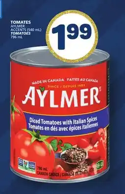 Marché Bonichoix AYLMER ACCENTS TOMATOES offer