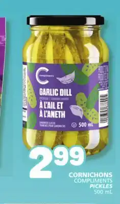 Marché Bonichoix COMPLIMENTS PICKLES offer