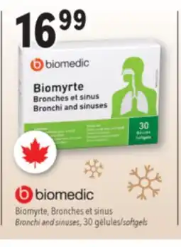 Familiprix Biomedic relief of bronchi and sinuses congestion softgels 30un offer
