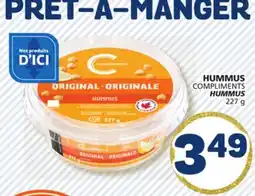 Marché Bonichoix COMPLIMENTS HUMMUS offer