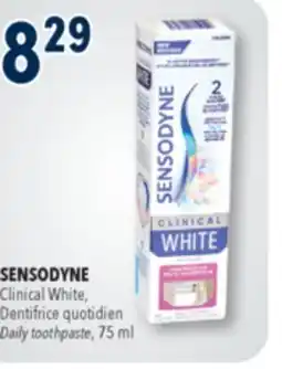 Familiprix Sensodyne Clinical White daily stain protector toothpaste 75ml offer