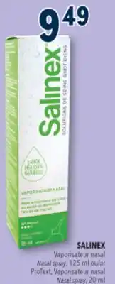 Familiprix SALINEX, Nasal spray, 125 ml or ProText, Nasal spray, 20 ml offer