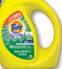 Familiprix TIDE Laundry detergent offer