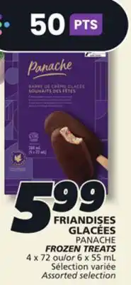 IGA PANACHE FROZEN TREATS offer