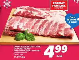 IGA FRESH PORK SIDE SPARERIBS offer