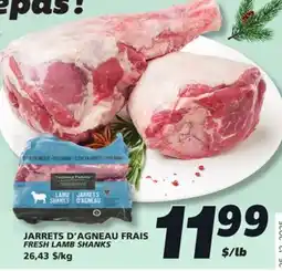 IGA FRESH LAMB SHANKS offer