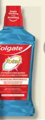 IGA COLGATE TOTAL MOUTHWASH offer