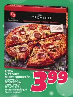 IGA STROMBOLI FROZEN THIN CRUST PIZZA offer