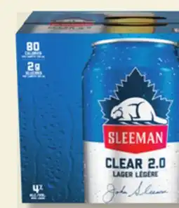 IGA SLEEMAN ORIGINAL DRAUGHT BEER offer