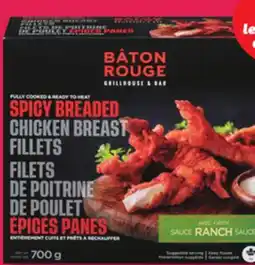 IGA BÂTON ROUGE FROZEN BREADED CHICKEN BREAST FILLETS offer