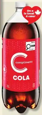IGA COMPLIMENTS SOFT DRINK offer